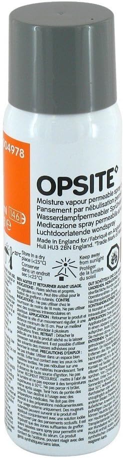 OPSITE SPRAY DRESSING - 100 mL/BOTTLE