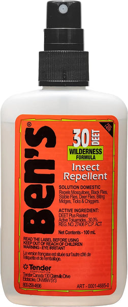 BEN's 30 TICK & INSECT REPELLENT - 30% DEET 100 mL SPRAY PUMP