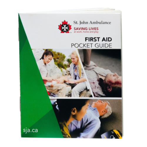 ST. JOHN AMBULANCE FIRST AID POCKET GUIDE (ENGLISH/FRENCH)