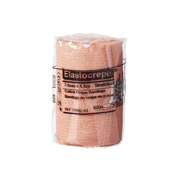 ELASTOCREPE COTTON CREPE BANDAGE 7.6 cm x 4.6 m