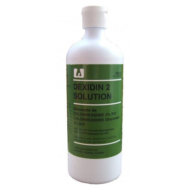 DEXIDIN 2 ANTISEPTIC SOLUTION - 450 mL/BOTTLE