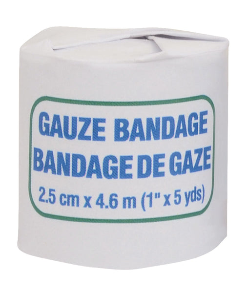 GAUZE BANDAGE ROLL - 2.5 cm x 4.6 m EACH