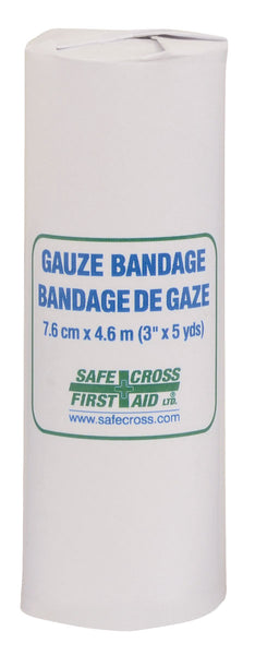 GAUZE BANDAGE ROLL - 7.6 cm x 4.6 m EACH