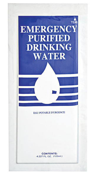 EMERGENCY PURIFIED DRINKING WATER - 125 mL
