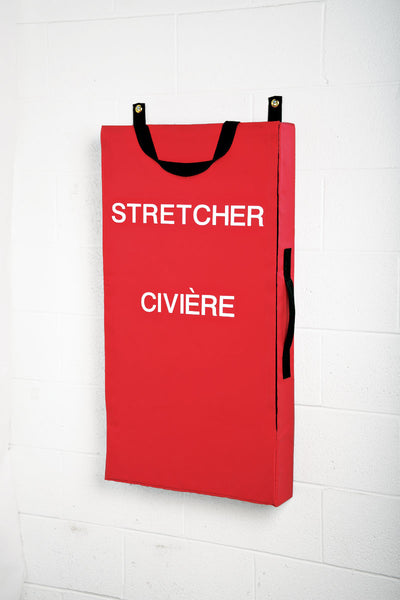 BAG SINGLE-FOLD STRETCHER w/COLLAPSIBLE WHEELS & LEGS