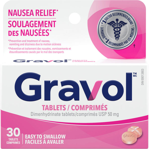 GRAVOL TABLETS 50 mg 30/BOX